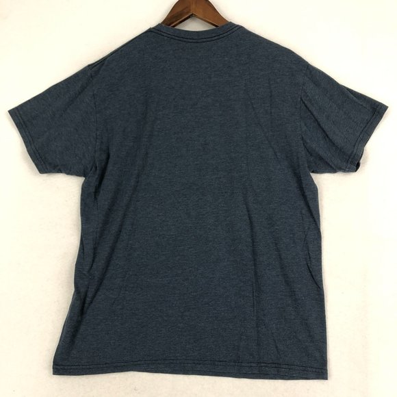 Marvel Men's Size Large Blue Teamwork Makes The Dream Work Graphic T-Shirt - Picture 8 of 8